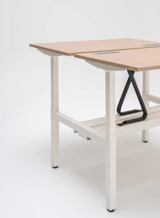 Ogi Drive Bench with Common Cable Tray - Electric Height Adjustable Desk