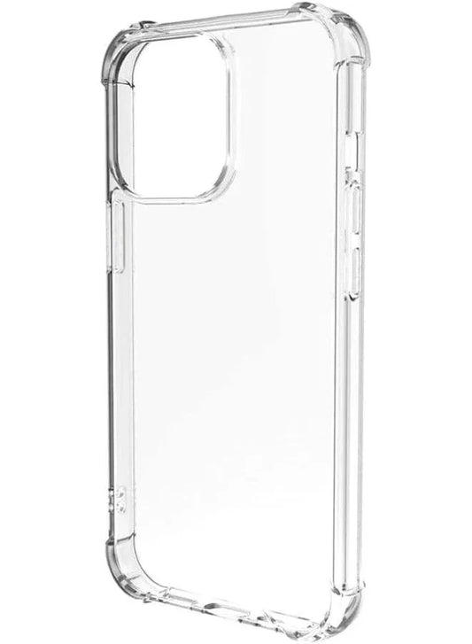 iPhone 14 Case Clear Soft Flexible TPU Anti-Shock Slim Transparent Back Cover with Reinforced Bumper Corners Fatio General Trading