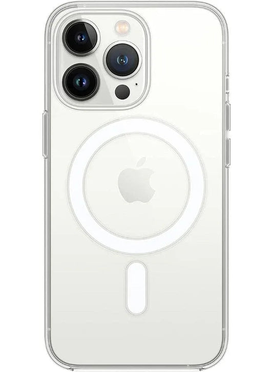 Magnetic Case Cover for iPhone 14 Pro Max Crystal Clear Shockproof Bumper Anti-Scratch, HD Crystal Clear Support All Accessories Fatio General Trading
