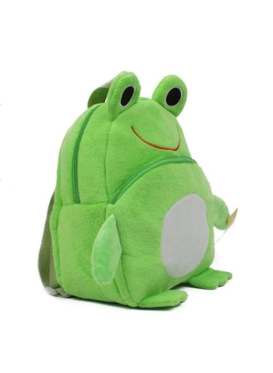 Mini Backpack Kids Cute School Shoulder Bag Toddler Plush Small Backpack Baby Schoolbag Preschool Bag Gift, Frog Fatio General Trading