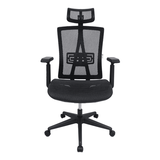 Office Chair High Back Desk Chair with 2D Adjustable Headrest and 3D Armrest Swivel Computer Task Chair Fatio General Trading