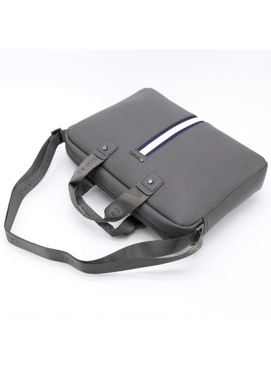R Roncato Greyish, Stylish and Elegant Leather Handbag for Men - Timeless and truly Versatile Handbag Fatio General Trading