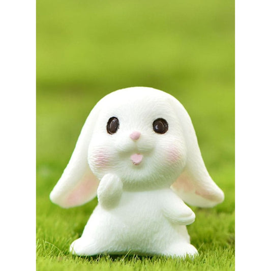 Radish Bunny Ornaments, Miniature Fairy Garden Ornaments, Cute Rabbits and Carrot House for Plant Pot, Home Decoration, Simulation Model Decoration, Bunny 4 Fatio General Trading