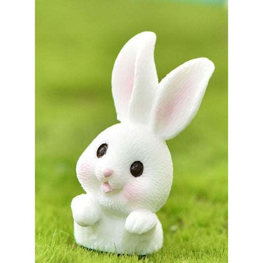 Radish Bunny Ornaments, Miniature Fairy Garden Ornaments, Cute Rabbits and Carrot House for Plant Pot, Home Decoration, Simulation Model Decoration, Bunny 3 Fatio General Trading