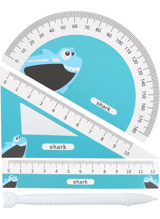 SHARK Erasing Doodle Pad Drawing Board LCD Writing Tablet Kids Fatio General Trading