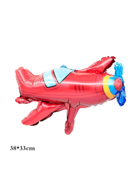 1 pc Birthday Party Balloons Large Size Plane Foil Balloon Adult & Kids Party Theme Decorations for Birthday, Anniversary, Baby Shower