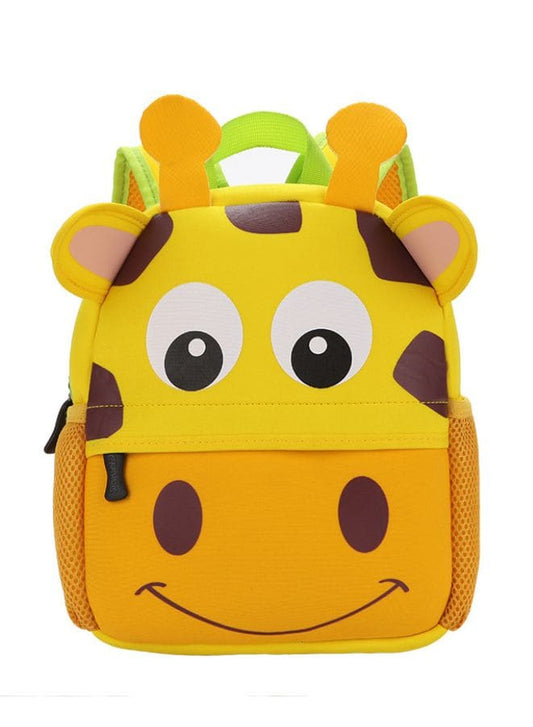 Toddler Backpack for Little Kids Water Resistance Kindergarten Preschool Cute Animal Cartoon Backpacks for Boys and Girls, Giraffe Fatio General Trading