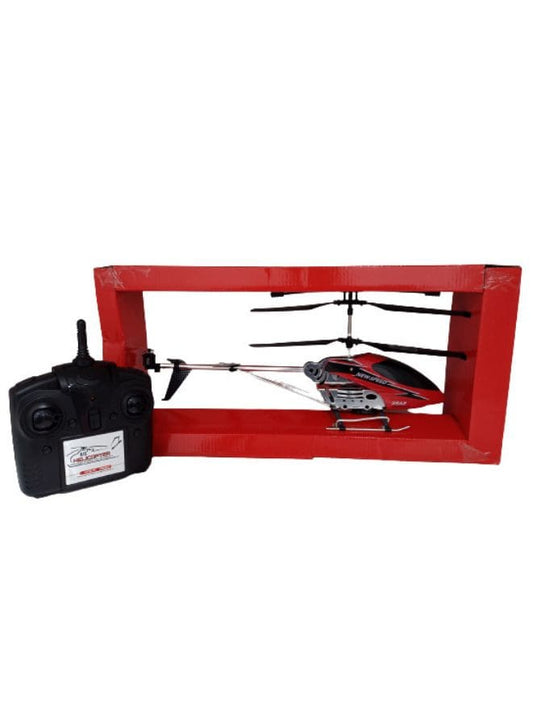 Toy Helicopter with Remote Control & Charger - Red Fatio General Trading
