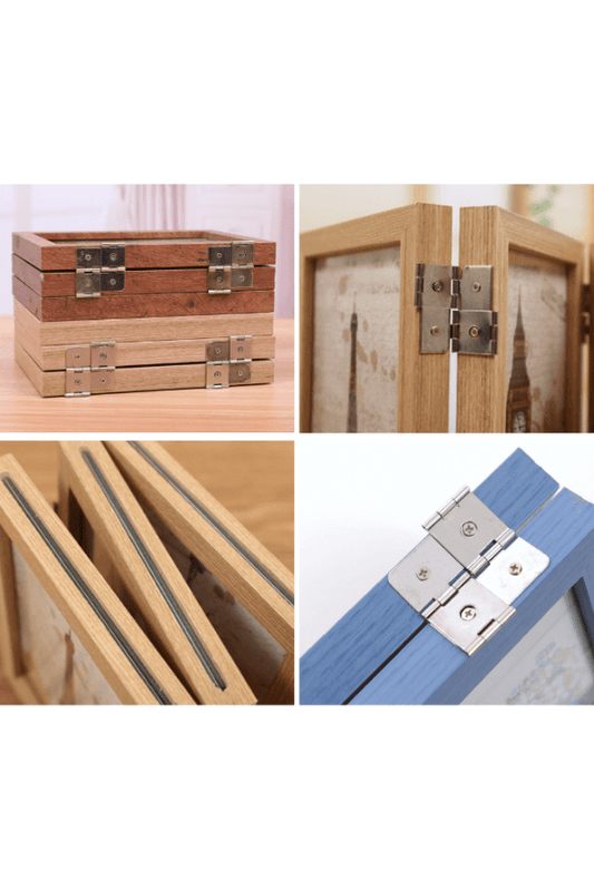 Triple-Fold Photo Frame: Versatile Showcase for a Trifold Display of Cherished Memories (6 photos) Fatio General Trading