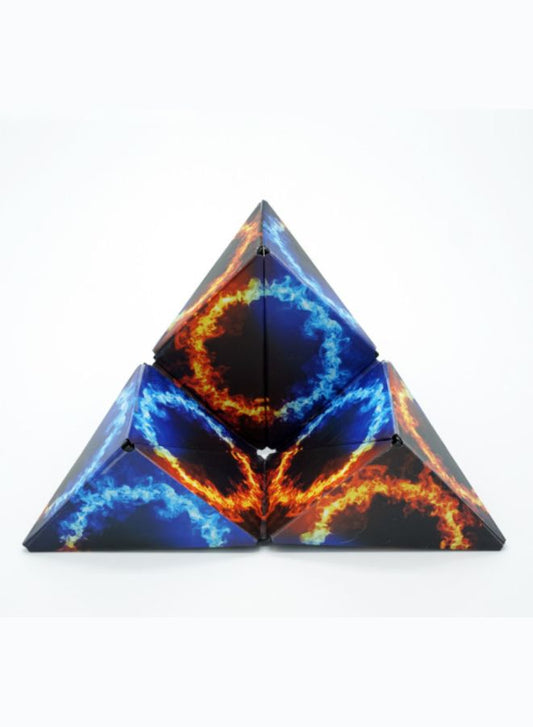 مكعب سحري ثلاثي الأبعاد متغير الشكل، مكعب فيدجيت مع 36 مغناطيس أرضي نادر - يتحول إلى أكثر من 70 شكلاً، تصميم متعدد الألوان 1