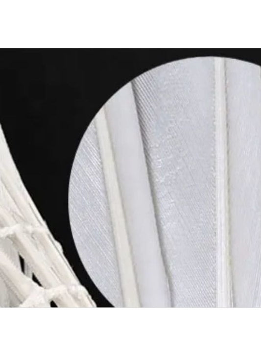 Whizz 6 PCS Feather Badminton Shuttle Goose Curving Feather Badminton Balls Sports Training Badminton Balls for Indoor Outdoor Sports, White Fatio General Trading