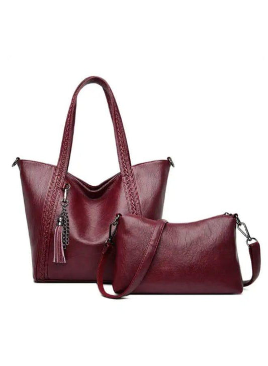 Women Tote Bag PU Leather Shoulder Bags Fashion Bags Large Capacity Handbags with Adjustable Shoulder Strap Fatio General Trading