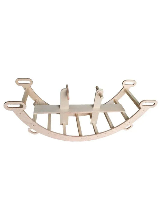 Wooden See-saw, Rocker or Climber for kids, Wooden Kid's Furniture Seesaw for kids aged 2 to 8 years old, Authentic Wooden Kid's Furniture Toy Fatio General Trading