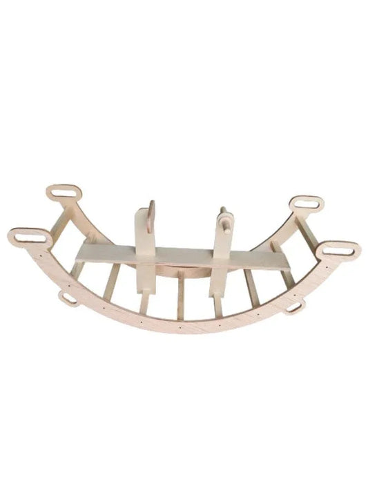 Wooden See-saw, Rocker or Climber for kids, Wooden Kid's Furniture Seesaw for kids aged 2 to 8 years old, Authentic Wooden Kid's Furniture Toy Fatio General Trading