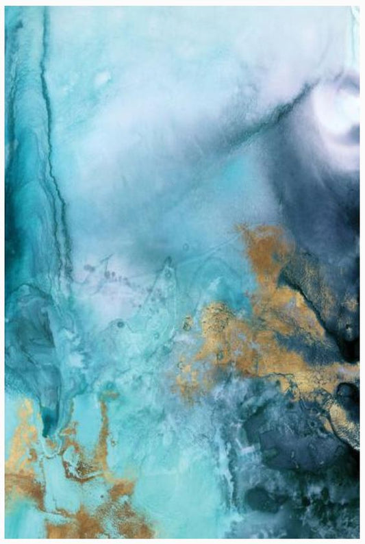 Elegant Abstract Hand-Painted Wall Art – Cotton Canvas with Frame – Home & Office Décor