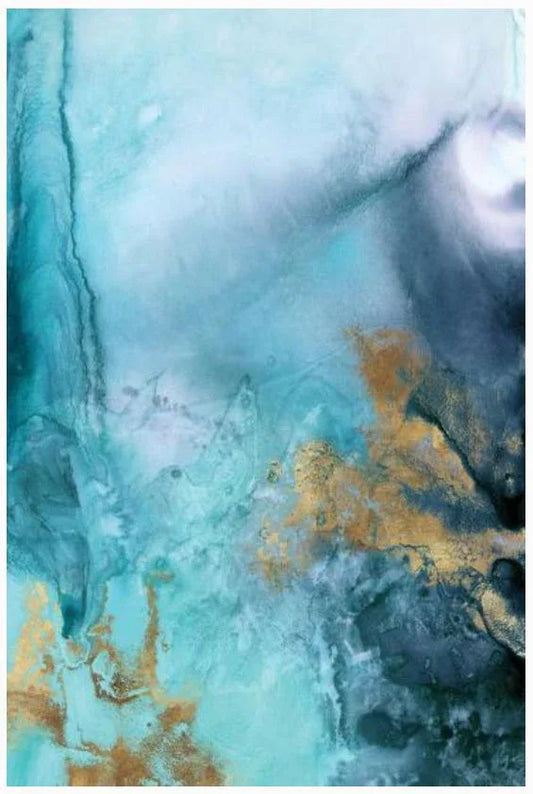 Elegant Abstract Hand-Painted Wall Art – Cotton Canvas with Frame – Home & Office Décor