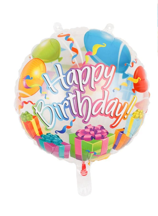 1 pc 18 Inch Birthday Party Balloons Large Size Happy Birthday Foil Balloon Adult & Kids Party Theme Decorations for Birthday, Anniversary, Baby Shower Fatio General Trading