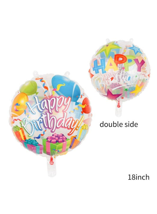 1 pc 18 Inch Birthday Party Balloons Large Size Happy Birthday Foil Balloon Adult & Kids Party Theme Decorations for Birthday, Anniversary, Baby Shower Fatio General Trading