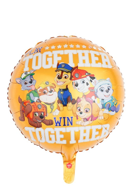 1 pc 18 Inch Birthday Party Balloons Large Size Paw Patrol Foil Balloon Adult & Kids Party Theme Decorations for Birthday, Anniversary, Baby Shower Fatio General Trading