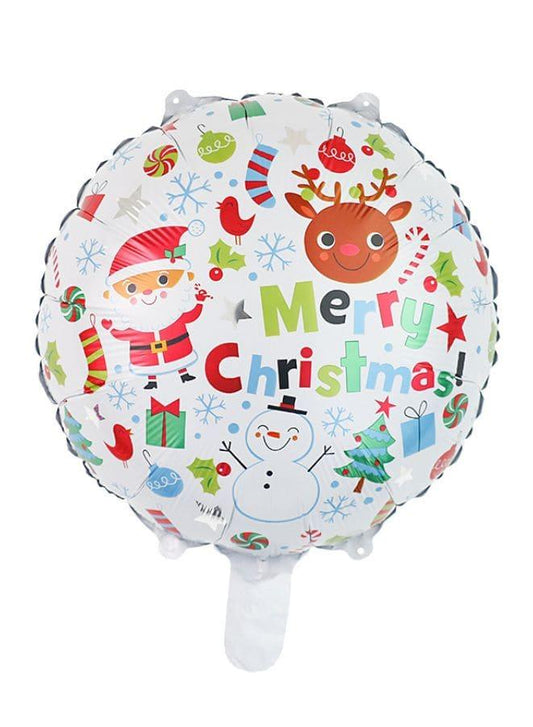 1 pc 18 Inch Christmas Party Balloons Large Size Merry Christmas Foil Balloon Adult & Kids Party Theme Decorations for Birthday, Anniversary, Baby Shower Fatio General Trading