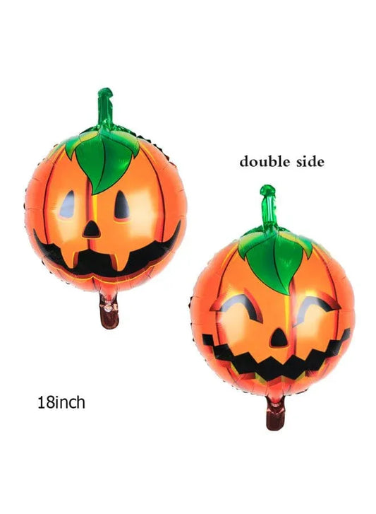 1 pc 18 Inch Birthday Party Balloons Large Size Halloween Pumpkin Foil Balloon Adult & Kids Party Theme Decorations for Birthday, Anniversary, Baby Shower Fatio General Trading