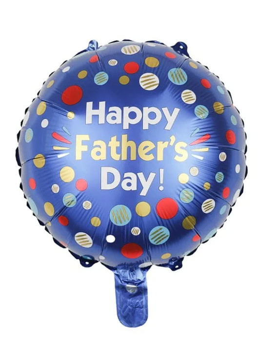 1 pc 18 Inch Party Balloons Large Size Happy Fathers Day Foil Balloon Adult & Kids Party Theme Decorations for Birthday, Anniversary, Baby Shower Fatio General Trading