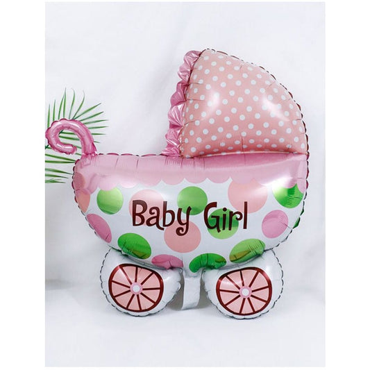 1 pc Birthday Party Balloons Large Size Baby Girl Crib Foil Balloon Adult & Kids Party Theme Decorations for Birthday, Anniversary, Baby Shower Fatio General Trading