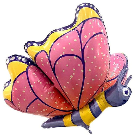 1 pc Birthday Party Balloons Large Size Butter Fly Foil Balloon Adult & Kids Party Theme Decorations for Birthday, Anniversary, Baby Shower Fatio General Trading