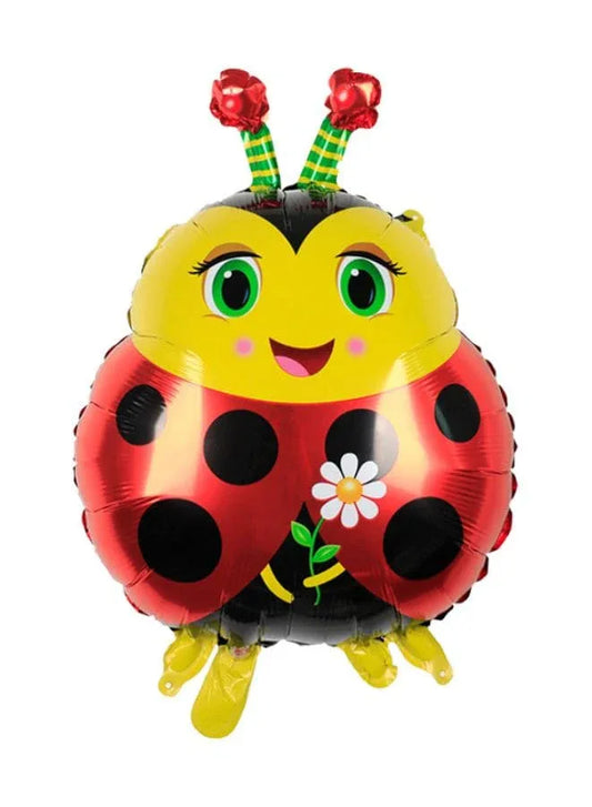 1 pc Birthday Party Balloons Large Size Lady Bug Foil Balloon Adult & Kids Party Theme Decorations for Birthday, Anniversary, Baby Shower Fatio General Trading