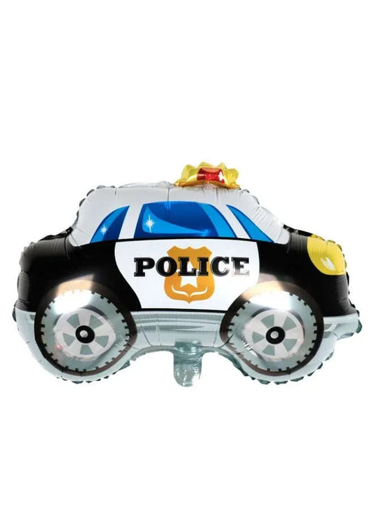 1 pc Birthday Party Balloons Large Size Police Car Foil Balloon Adult & Kids Party Theme Decorations for Birthday, Anniversary, Baby Shower Fatio General Trading