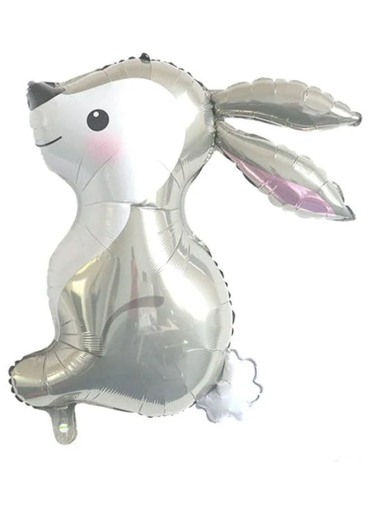 1 pc Birthday Party Balloons Large Size Rabbit Foil Balloon Adult & Kids Party Theme Decorations for Birthday, Anniversary, Baby Shower Fatio General Trading