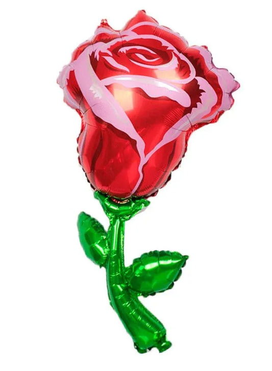 1 pc Birthday Party Balloons Large Size Rose Foil Balloon Adult & Kids Party Theme Decorations for Birthday, Anniversary, Baby Shower Fatio General Trading