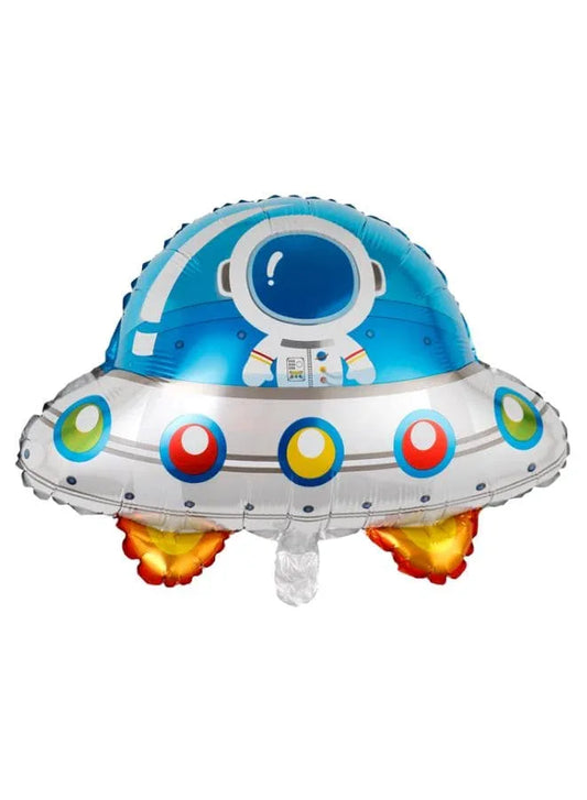 1 pc Birthday Party Balloons Large Size Spaceship Foil Balloon Adult & Kids Party Theme Decorations for Birthday, Anniversary, Baby Shower Fatio General Trading