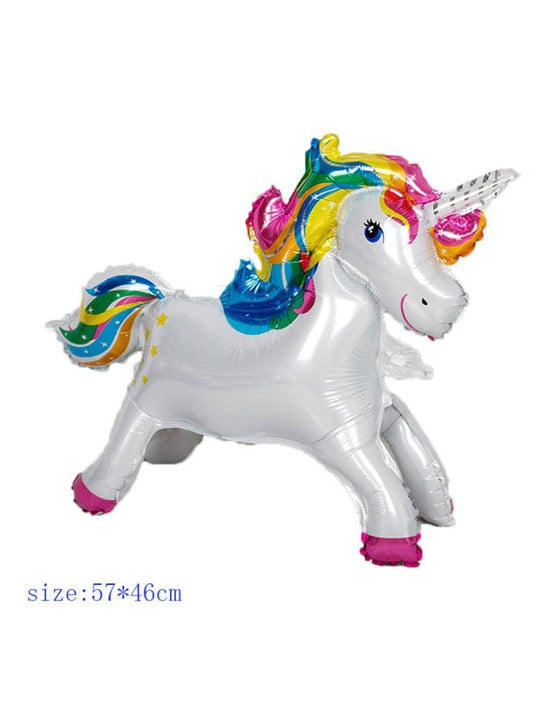 1 pc Birthday Party Balloons Large Size Unicorn Character Foil Balloon Adult & Kids Party Theme Decorations for Birthday, Anniversary, Baby Shower Fatio General Trading
