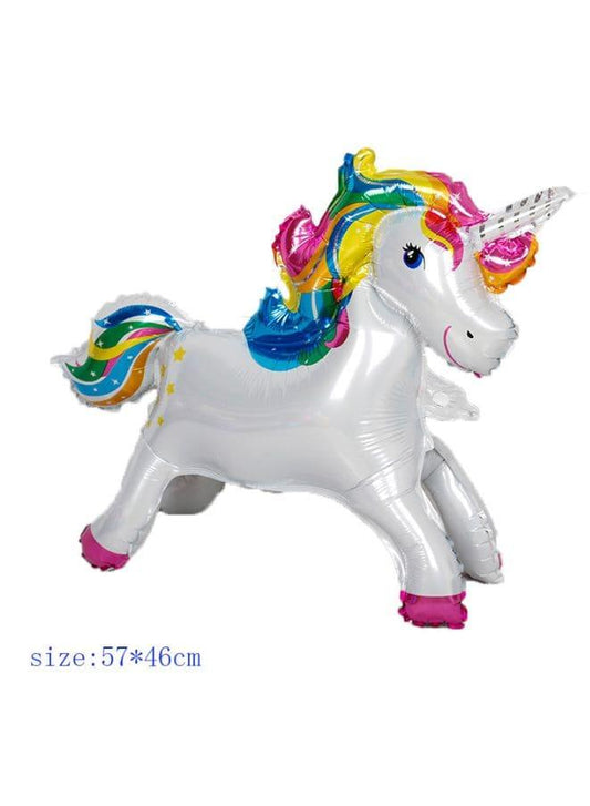 1 pc Birthday Party Balloons Large Size Unicorn Character Foil Balloon Adult & Kids Party Theme Decorations for Birthday, Anniversary, Baby Shower Fatio General Trading