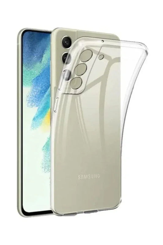 Clear Case for Samsung Galaxy S21 FE Case 6.4-Inch,Transparent Soft Slim Shockproof Protective Phone Bumper Cover for Samsung Galaxy S21 FE,Clear Fatio General Trading