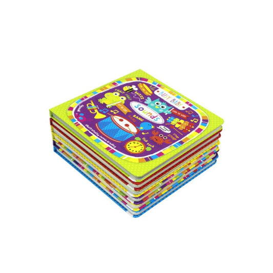 6 Book Set, Flip Flap First Word Book Set for Kids, Basic Skill and Literacy Learning Book for Kids Aged 1 to 6, Alphabet, Counting, Vehicles, Animals and Sounds - Fatio General Trading