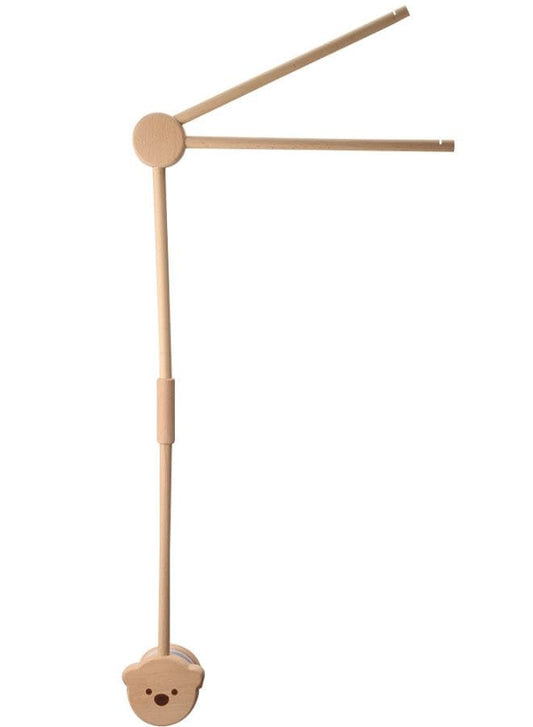 85.5 CM Wooden Baby Bed Mobile Crib Arm Baby Mobile Holder for Nursery Decor, Infant Bed Mobile Arm Holder - Fatio General Trading
