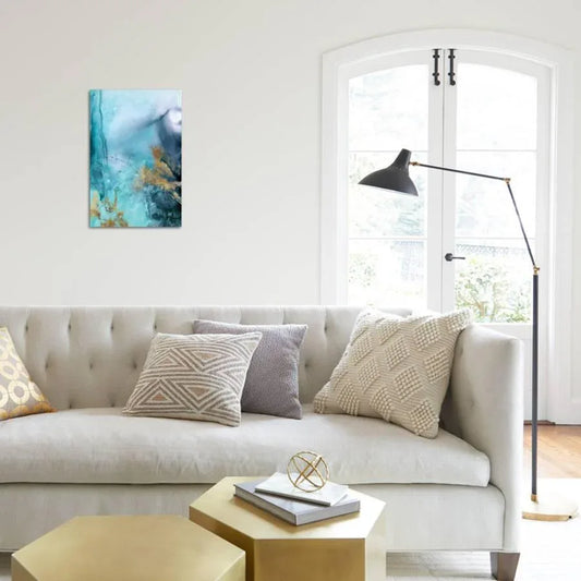 Elegant Abstract Hand-Painted Wall Art – Cotton Canvas with Frame – Home & Office Décor