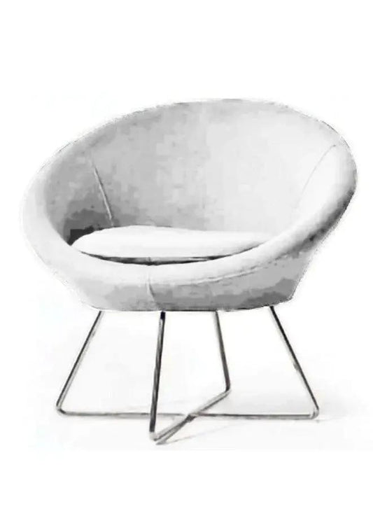Modern visitor chair on a white background