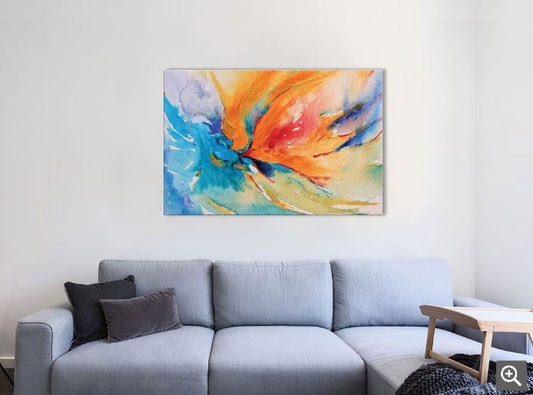 Abstract Wall Decor for Living Room Bedroom Wall Art Paintings Abstract Ink painting Wall Artworks Hang Pictures for Office Decoration, Design 12 - Fatio General Trading