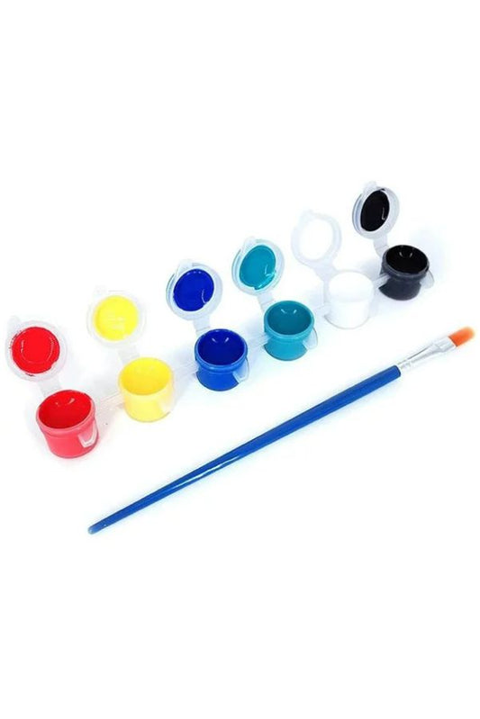 Colour Set with Paint Brush for Art and Crafts Activity Best for kids for Recreational Activities