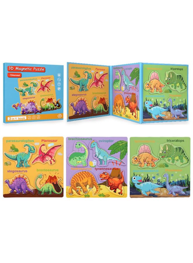 Puzzle Books for Kids, Jigsaw Book, Dinosaurs – Fatio General Trading
