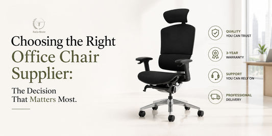 Choosing the Right Office Chair Supplier: The Decision That Matters Most