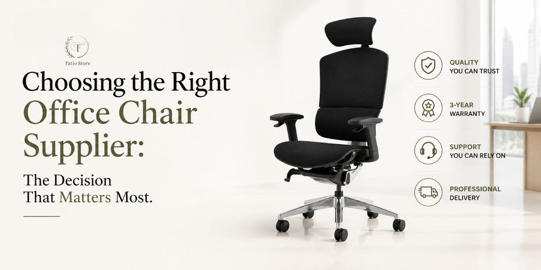 Choosing the Right Office Chair Supplier: The Decision That Matters Most