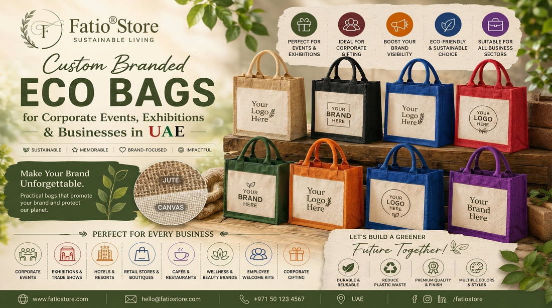 Custom Branded Eco Bags for Corporate Events, Exhibitions & Businesses in UAE