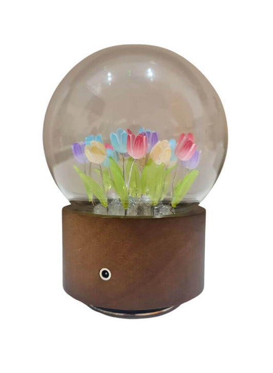 Tulip Decorative Light Ornaments LED Atmosphere Lamp & Music Box