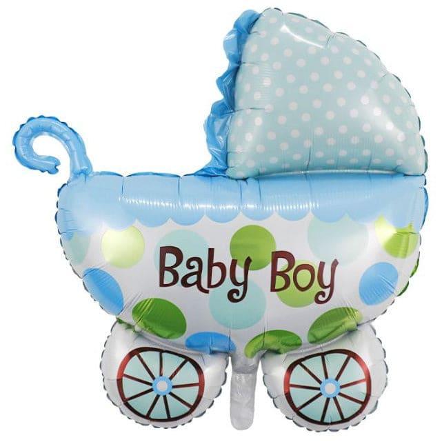 1 pc  Birthday Party Balloons Large Size Baby Boy Crib Foil Balloon Adult & Kids Party Theme Decorations for Birthday, Anniversary, Baby Shower Fatio General Trading