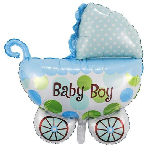 1 pc  Birthday Party Balloons Large Size Baby Boy Crib Foil Balloon Adult & Kids Party Theme Decorations for Birthday, Anniversary, Baby Shower Fatio General Trading