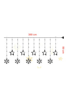 LED Christmas Windows Lights for party and Christmas Decorations 3 Metre